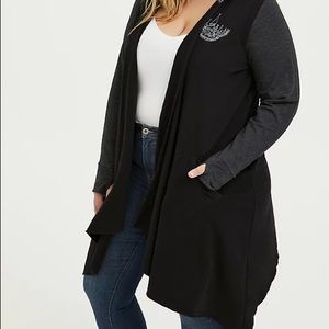 Torrid Harry Potter Print Hooded Cardigan- 4X